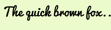 Image with Font Color 000000 and Background Color ECFBCB